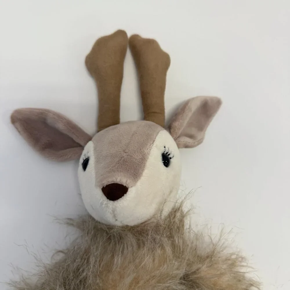Jellycat 18” Roxy Reindeer Brown Feathery Stuffed Plush Deer Woodland Animal - Picture 4 of 4